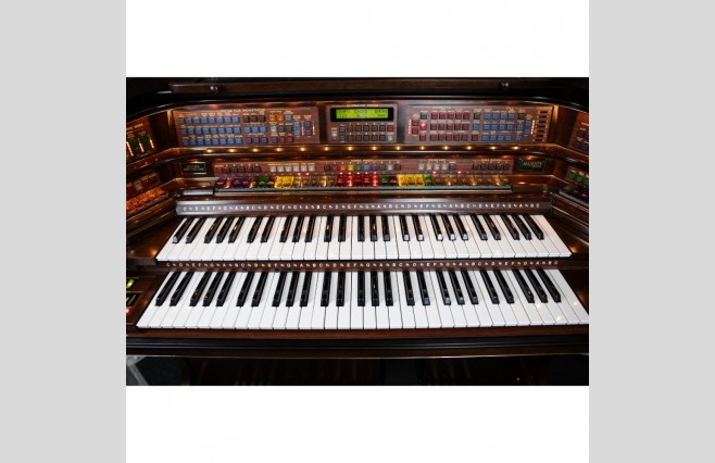Used Lowrey Majesty Cherry Organ All Inclusive Top Grade Package (SN:510D604H022235) - Image 14